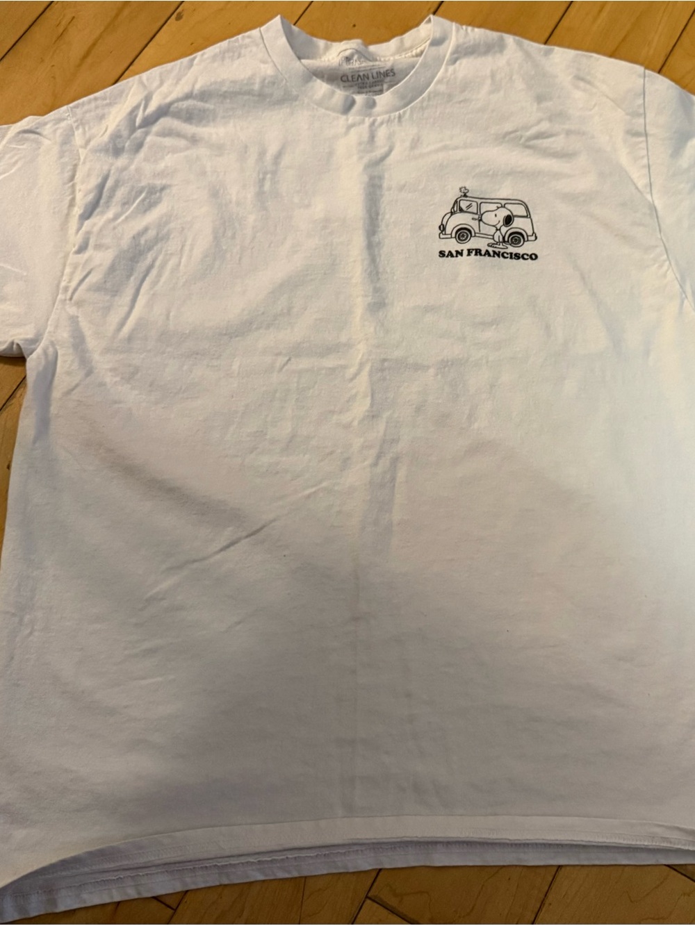 San Francisco peanuts Graphic Pocket Tee - White